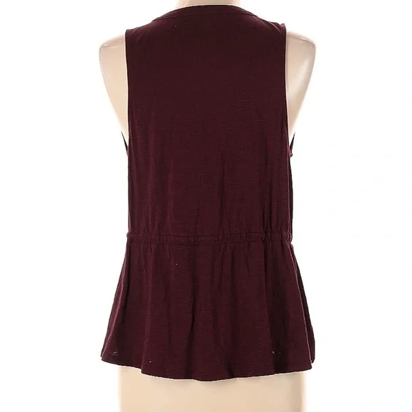 Banana Republic Burgundy Sleeveless Top - Picture 5 of 5